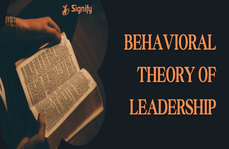 Behavioral Theory of Leadership