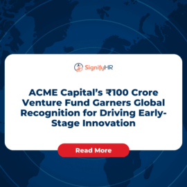 ACME Capital ₹100 crore startup fund